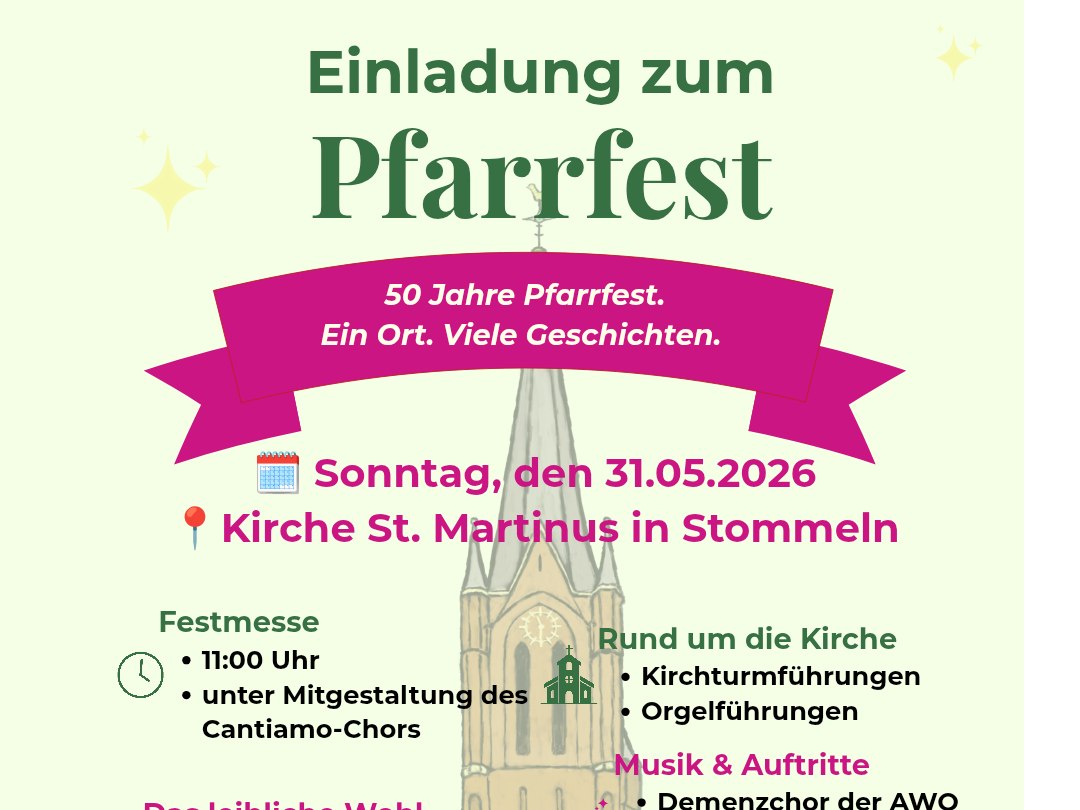 50 Jahre Pfarrfest