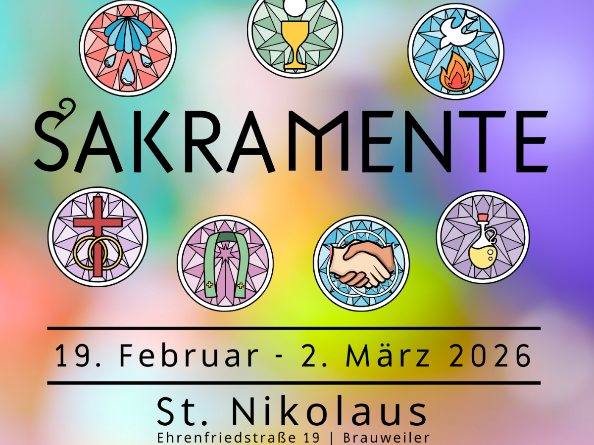 Sakramentenausstellung Plakat 2026